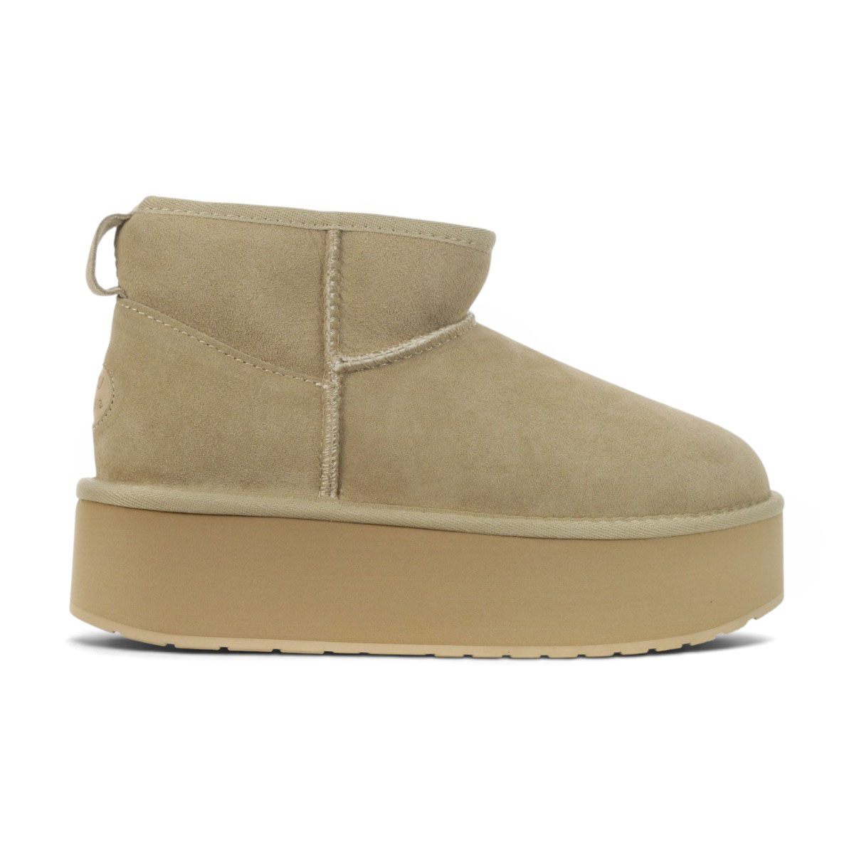 Bottes à plateforme Stinger Micro Flatform Sand pour femmes d'Emu Australia W13082.SAND