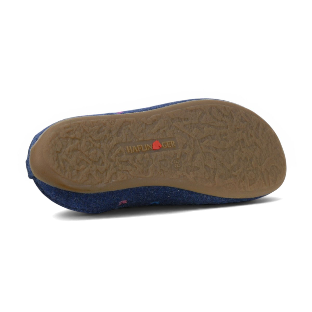 Haflinger Unisex Farfalline Denim Slippers 484014.DENIM - Image 4