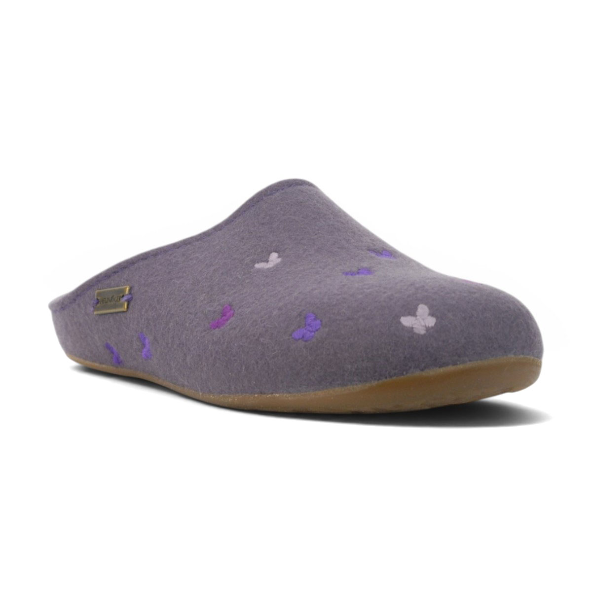 Haflinger Unisex Farfalline Mauve Slippers 484014.MAUVE - Image 2