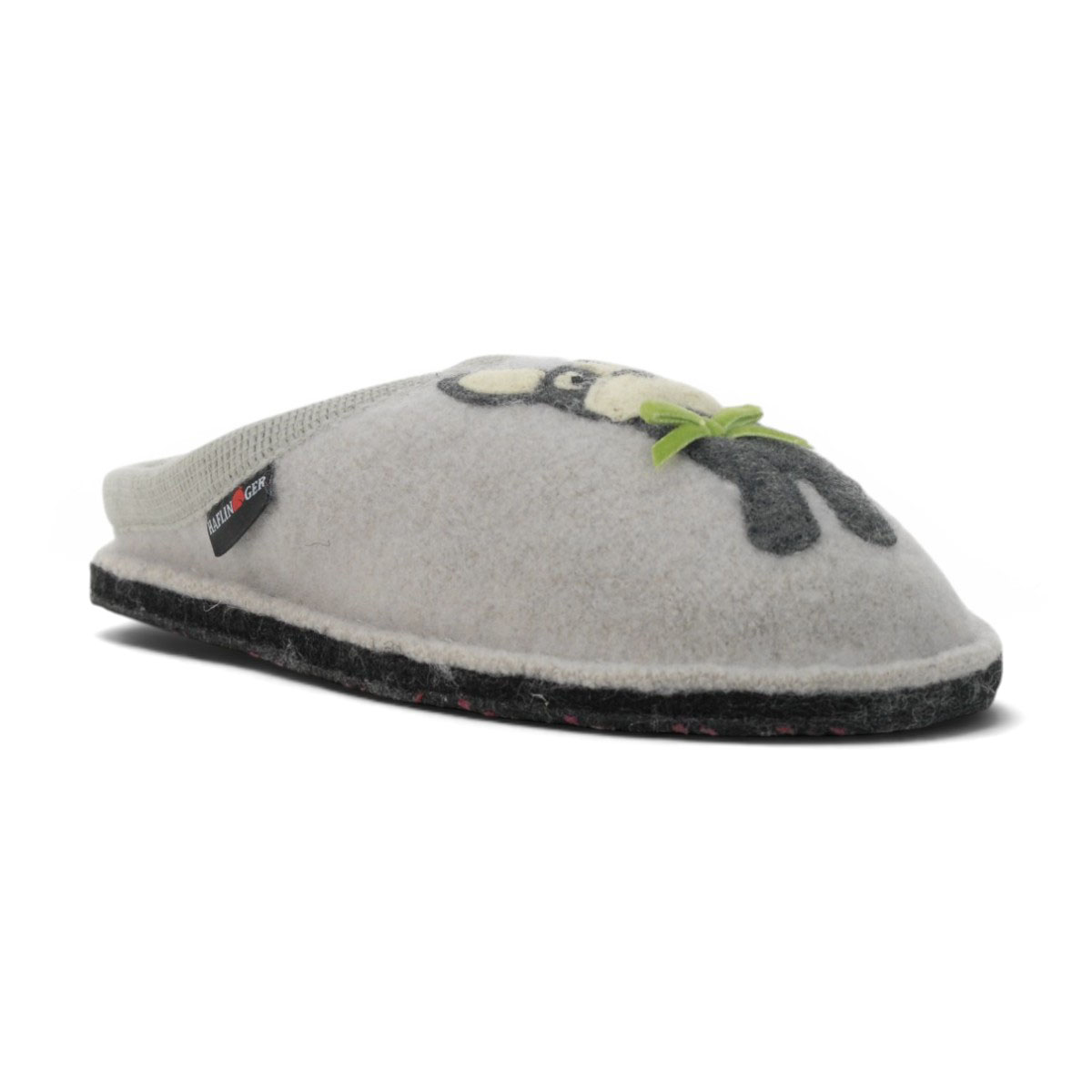 Haflinger Unisex Puppy Light Grey Slippers 313086.GREY - Image 2