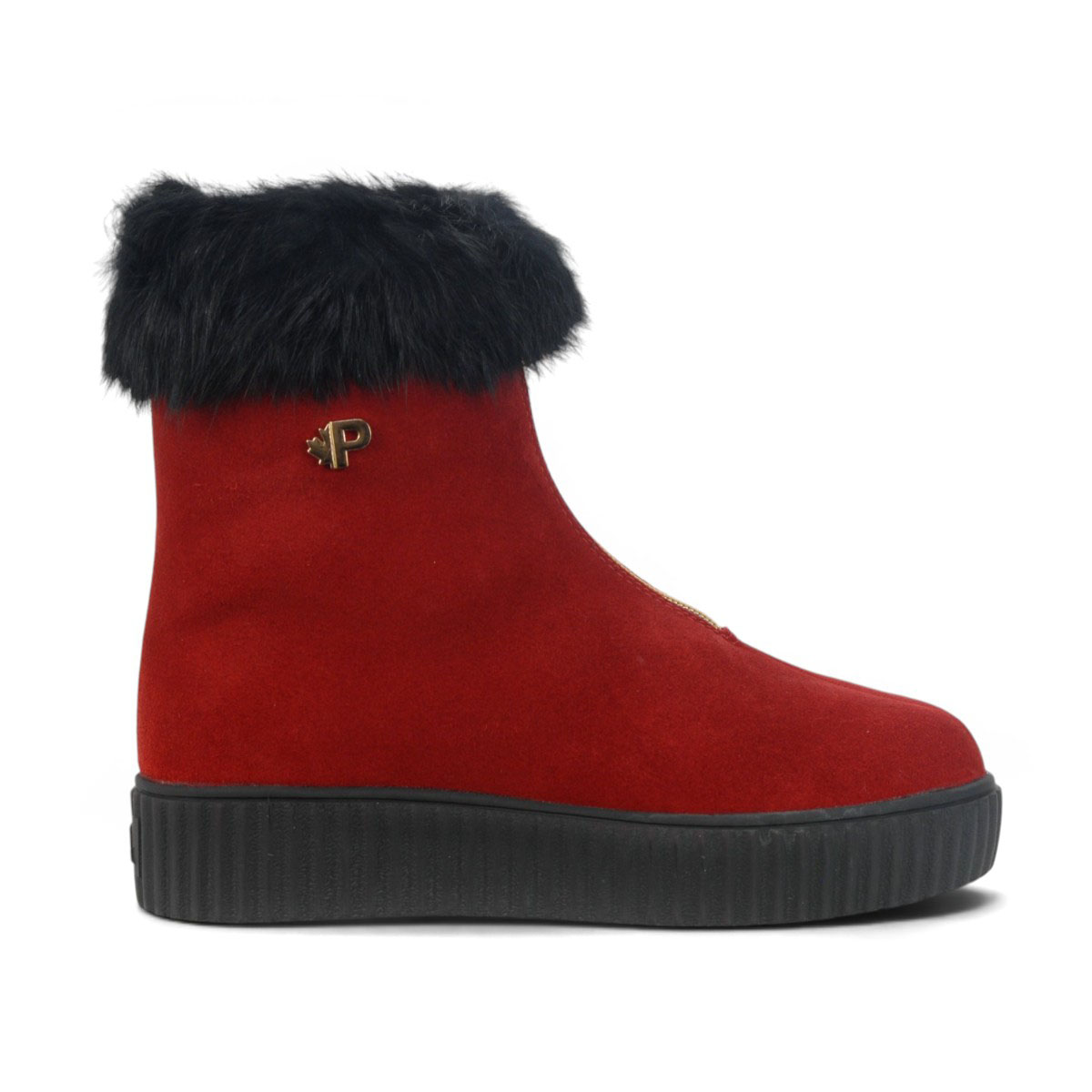 Bottes d'hiver Pajar Celia en daim rouge pour femmes