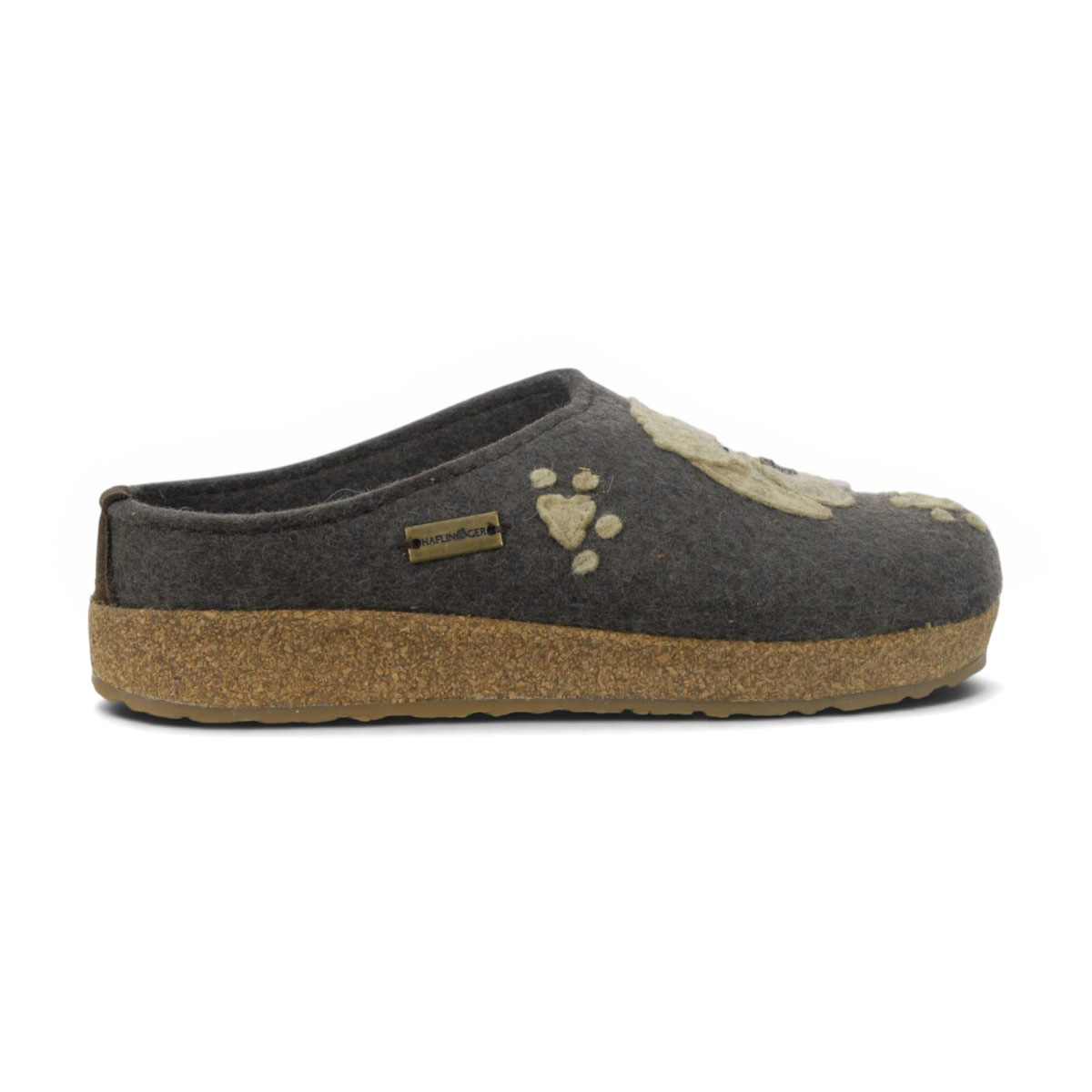 Haflinger Unisex Doodle Smokey Brown Slippers 731098.SMOKEYBROWN