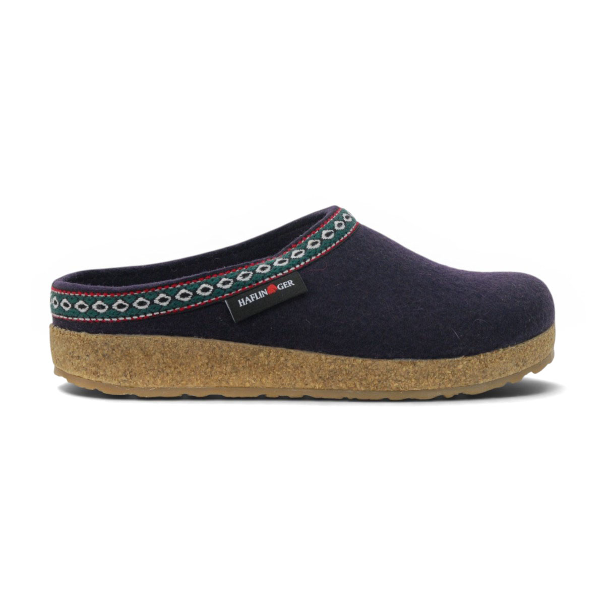 Haflinger Unisex GZ Eggplant Slippers 711001.EGGPLANT