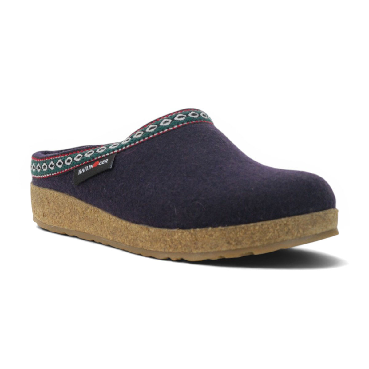 Haflinger Unisex GZ Eggplant Slippers 711001.EGGPLANT - Image 2