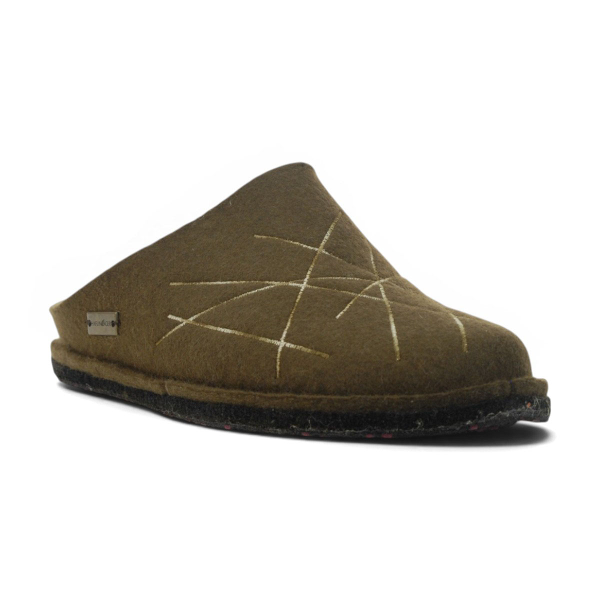 Haflinger Women's Mikado Brown Slippers 314037.BROWN - Image 2