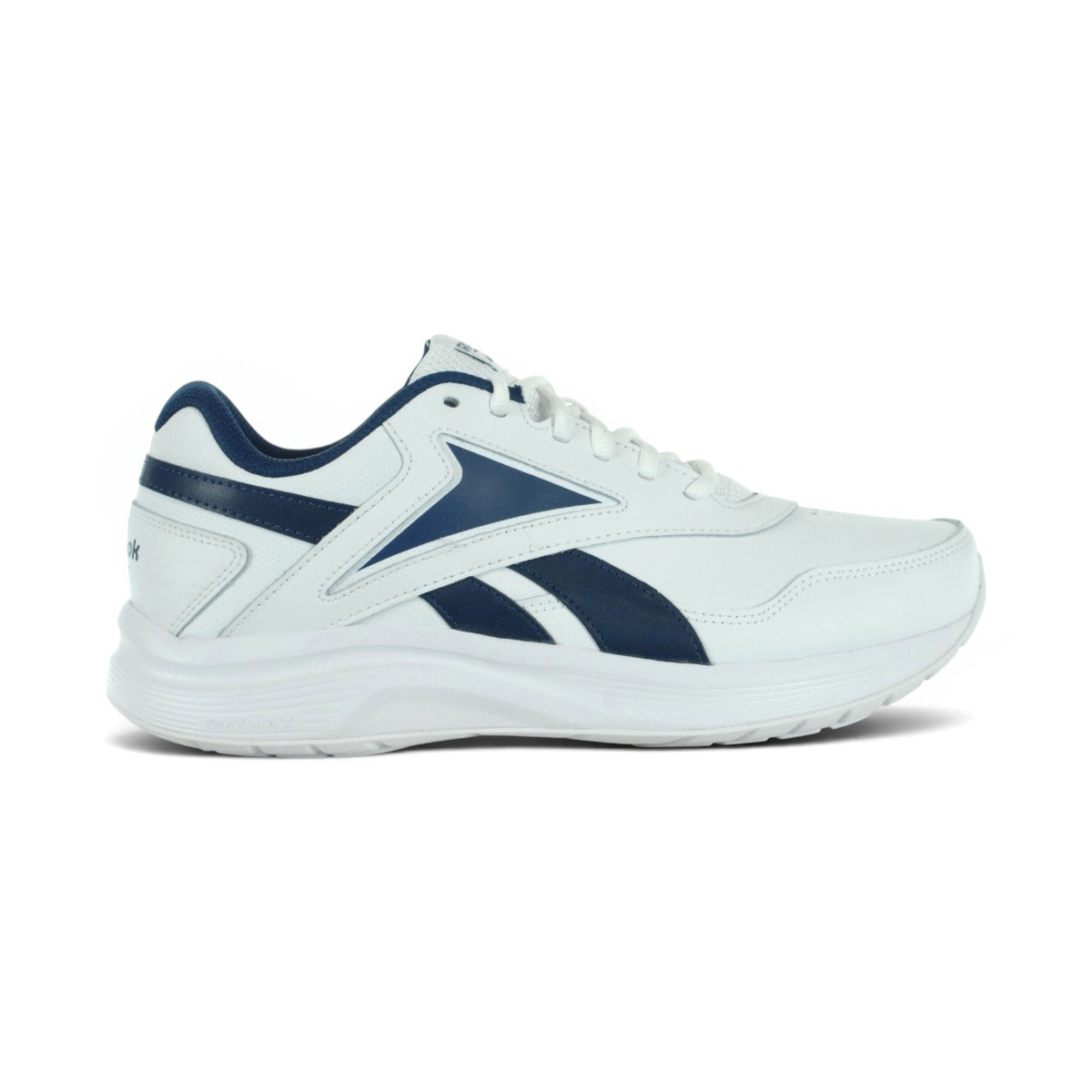 Chaussures de marche Reebok Walk Ultra 7 DMX Max pour homme, blanc/bleu marine/bleu roi, référence 100001149