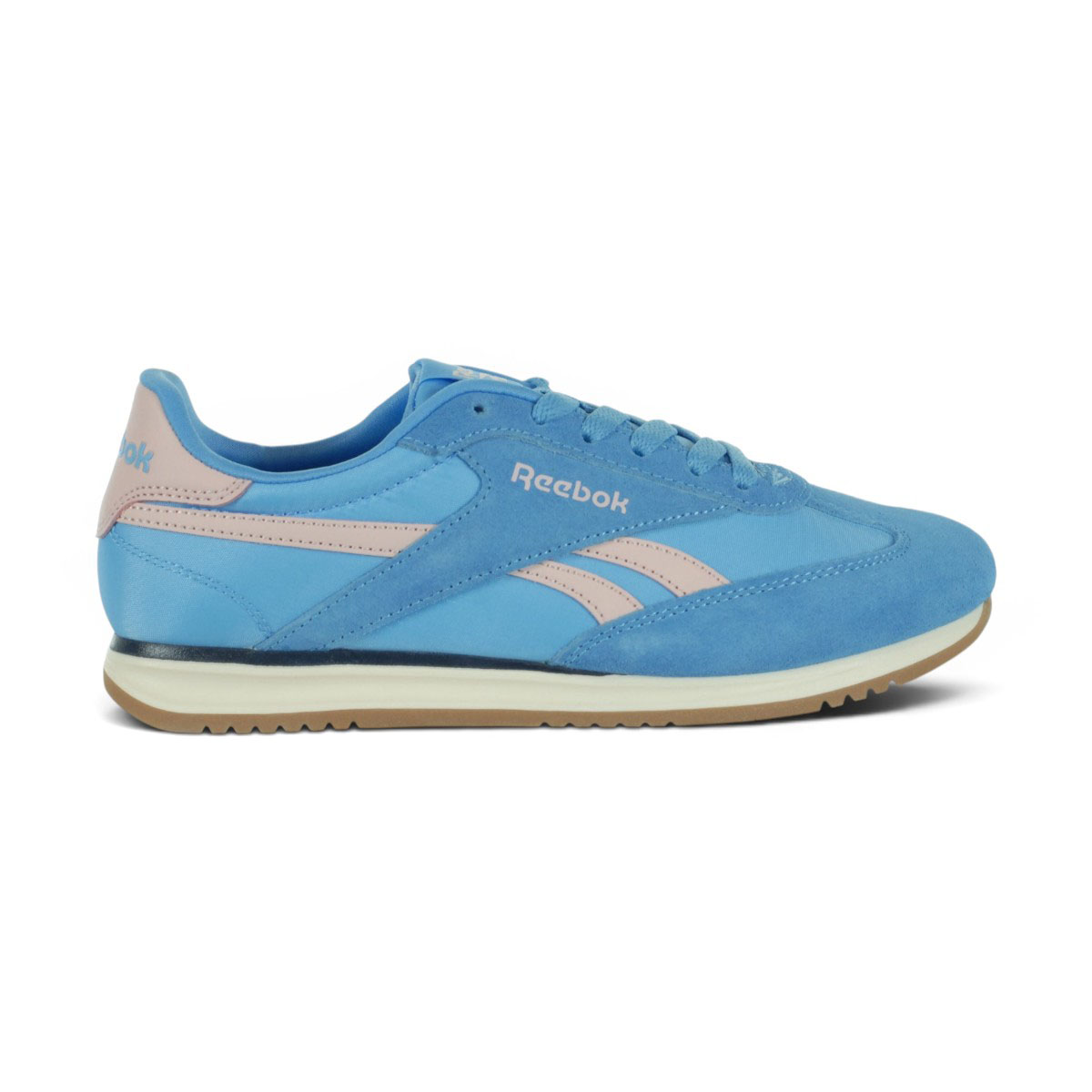 Baskets Reebok World 70 pour femmes, bleu/rose/blanc, référence 100251851