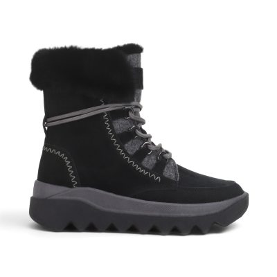 Bottes d'hiver noires Betina pour femmes de Cougar Shoes