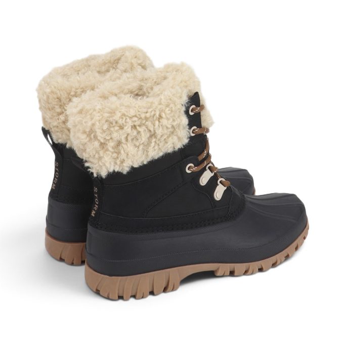 Cougar Shoes Women's Camden Black/Beige Winter Boots