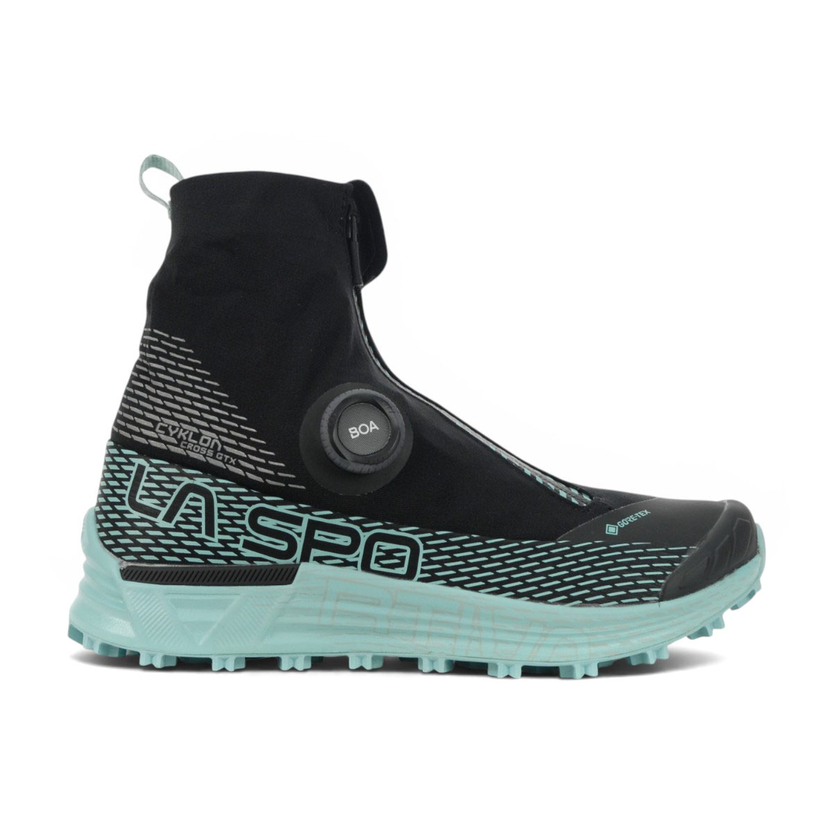 La Sportiva Women's Cyklon Cross GTX Black/Iceberg Winterized Trail Running Shoes 35G-999636