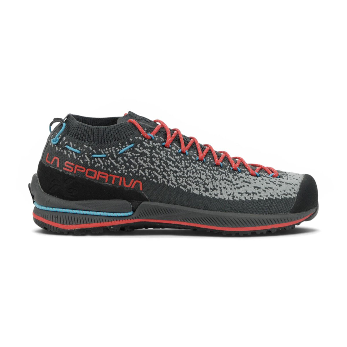 La Sportiva Women's TX2 EVO Carbon/Hibiscus Approach Shoes 27W-900402