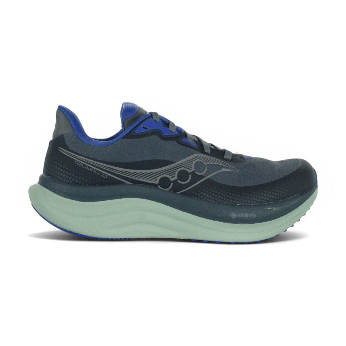 Saucony Women's Triumph 23 GTX Shadow/Aloe Running Shoes S11025-01