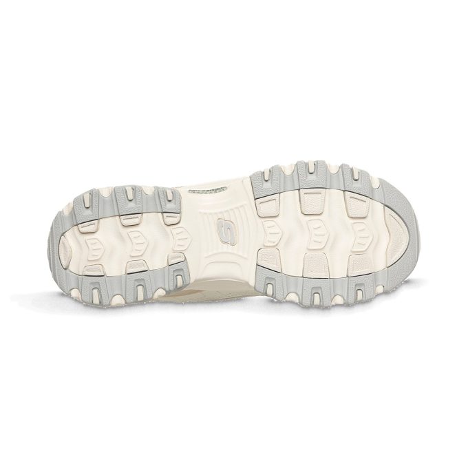 Skechers Women's D'Lites - Smooth Nostalgia Natural Grey Shoes 150537.NTGY - Image 4