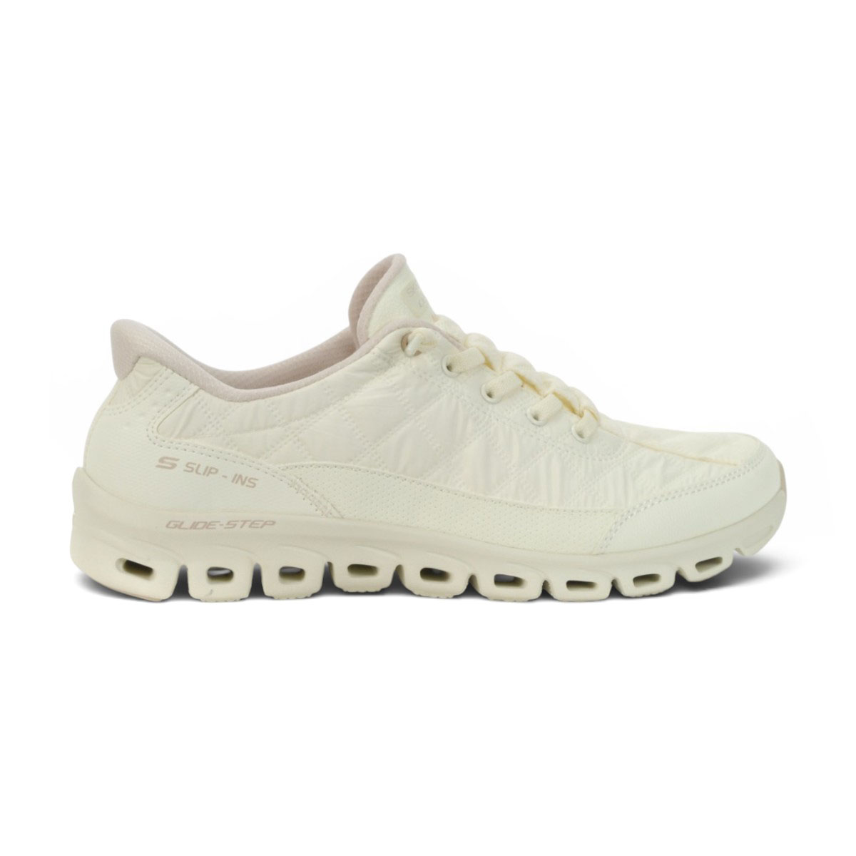 Skechers Women's Glide-Step - Cozy Fit At Ease Off White Shoes 104556.OFWT