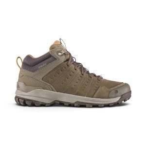 Oboz Men’s Sypes Mid Cedar Brown WP Leather Trail/Hiking Boots 77101.11101