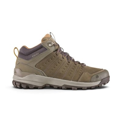 Oboz Men’s Sypes Mid Cedar Brown WP Leather Trail/Hiking Boots 77101.11101