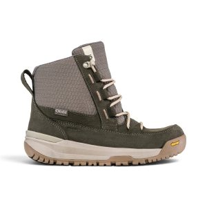 Bottes d'hiver Oboz Jourdain Mid Olive Branch pour femmes 86502.10586