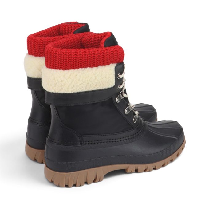 Cougar Shoes Women's Creek Black/Red Winter Boots