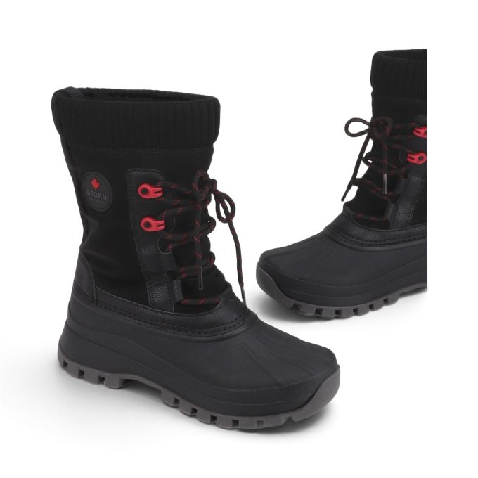 Bottes d'hiver noires Fayth pour femmes de Cougar Shoes