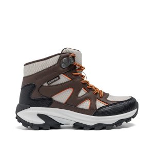 Merrell Big Kids Moab Speed 2 FST Khaki/Brown Waterproof Shoes MF25CC1