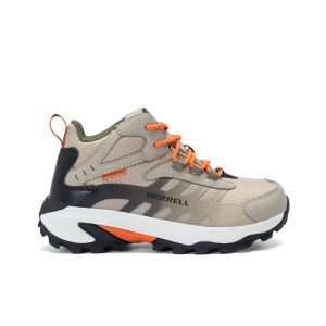Chaussures imperméables Merrell Moab Speed 2 Mid pour enfants (noir/beige) MK126A03