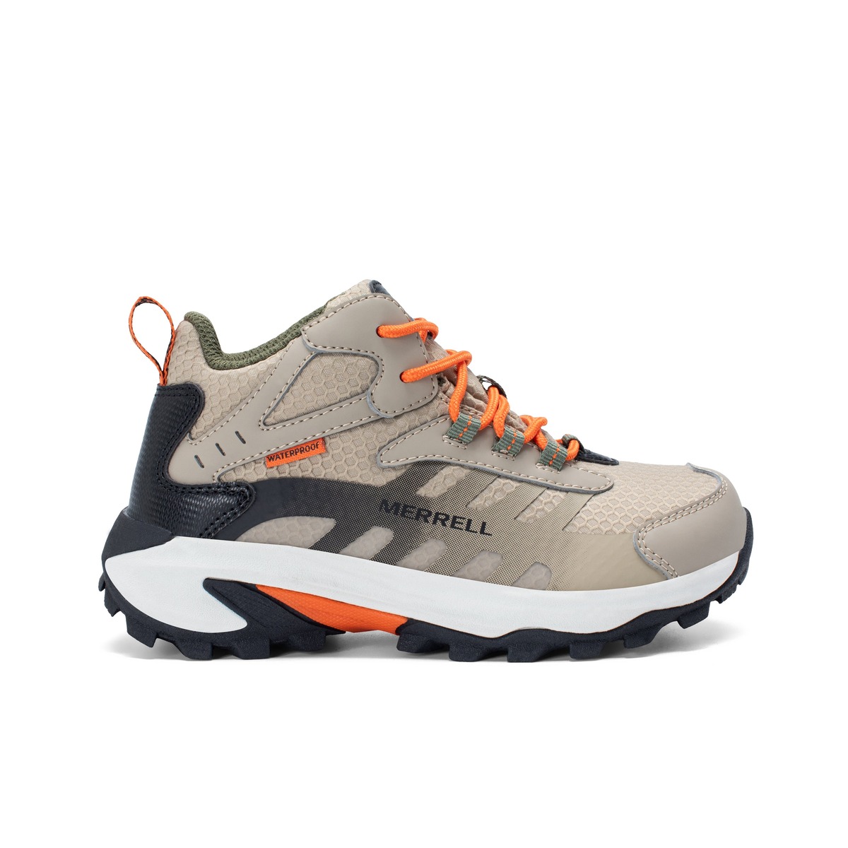 Chaussures imperméables Merrell Moab Speed 2 Mid pour enfants (noir/beige) MK126A03
