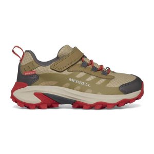 Chaussures imperméables Merrell Moab Speed 2 Low A/C Coyote pour enfants (MK267545)