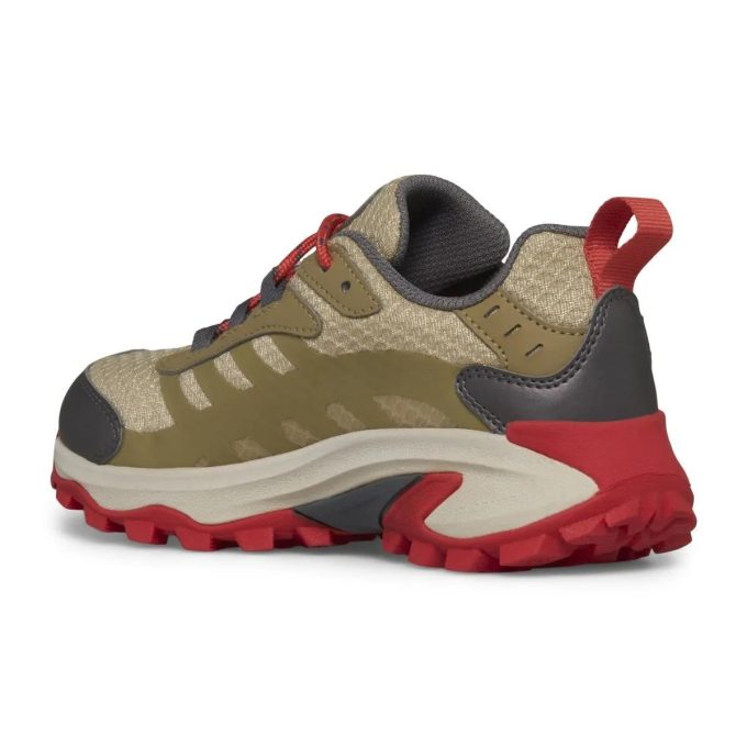 Merrell Big Kids Moab Speed 2 Low Coyote Waterproof Shoes MK267550