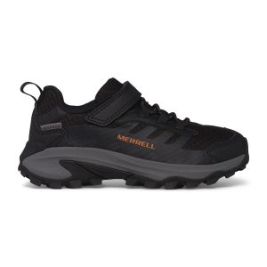 Chaussures imperméables Merrell Moab Speed 2 Low A/C noires pour enfants MK267689