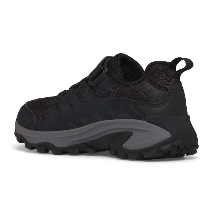 Chaussures imperméables Merrell Moab Speed 2 Low A/C noires pour enfants MK267689