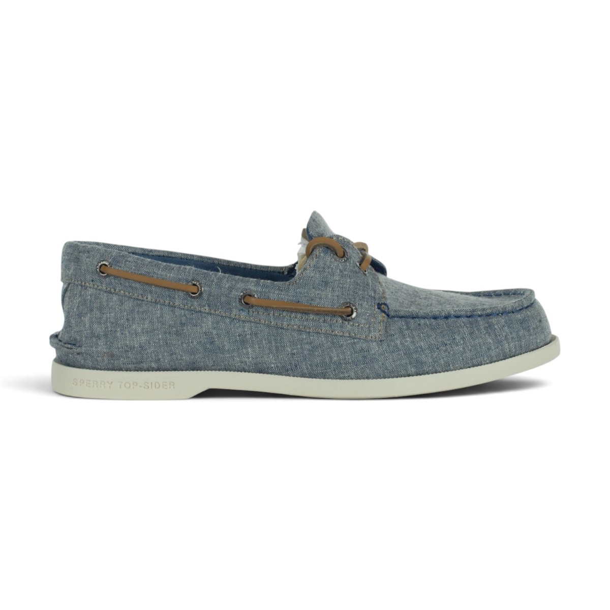 Sperry Men's Authentic Original Navy Linen Boat Shoes 13934375