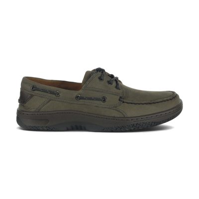 Sperry Men's Billfish 3-Eye Charcoal Leather Boat Shoes 14086971