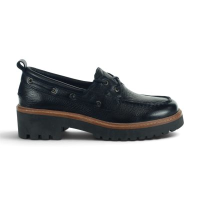 Sperry Women's Authentic Original 2-Eye Lug Black Boat Shoes 14087118