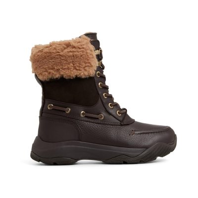 Bottes d'hiver Sperry Dakota Mid marron foncé pour femmes 14107149