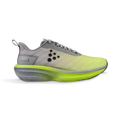 Craft Men's Endurance 2 Granite/Acid Running Shoes 1914832-985618