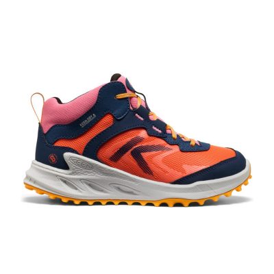Bottes de randonnée imperméables Keen Big Kids Zionic Mid Naval Academy/Nasturtium 1031137