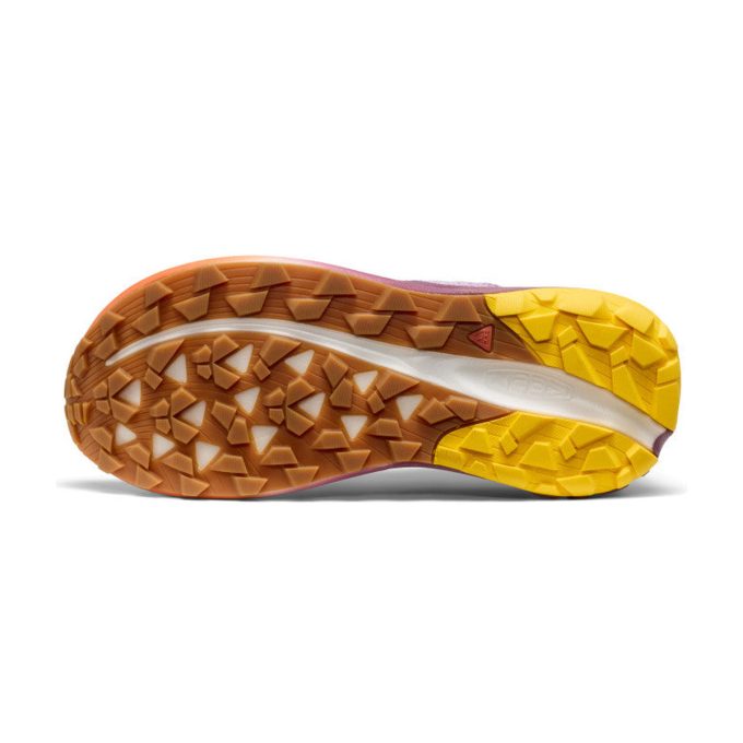 Keen Women's Seek Willowherb/Orange Peel Trail Running Shoes 1031471 - Image 4