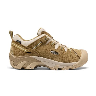 Keen Men's Targhee II Khaki/Birch Waterproof Hiking Shoes 1031695