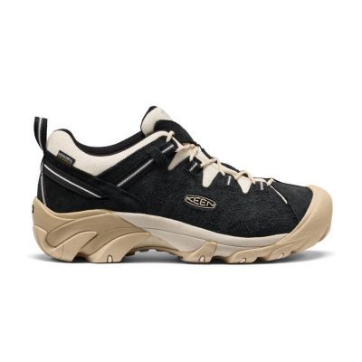 Keen Men's Targhee II Black/Birch Waterproof Hiking Shoes 1031696