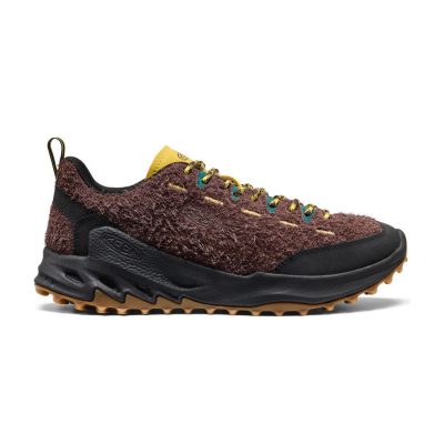 Keen Men's Jasper Zionic Java/Cream Gold Trail Running Shoes 1031786