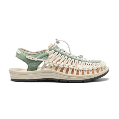 Keen Women's Uneek Lily Pad/Peach Fuzz Sneaker Sandals 1032190