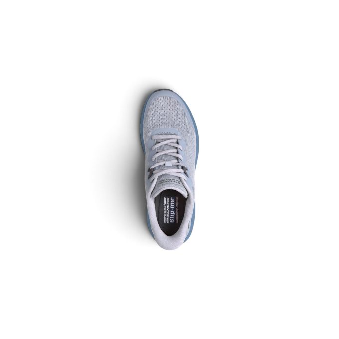 Skechers Men's Slip-Ins BOBS Skillz Gray/Blue Sneakers 118431.GYBL - Image 4