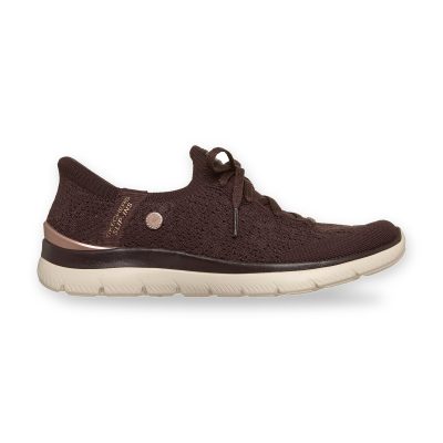 Skechers Martha Stewart Women's Summits - Floral Dreams Brown Sneakers 150285.BRN