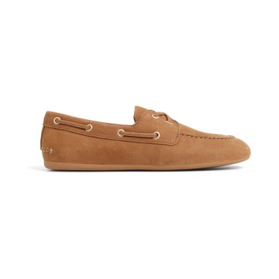 Chaussures bateau Sperry pour femme, modèle Slim Tan Nubuck, référence 14086932