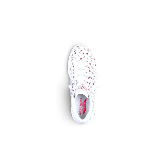 Skechers x JGoldcrown Women's Arch Fit Arcade - Love On Top White/Red Sneakers 177196.WRD - Image 4