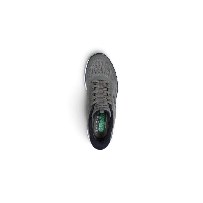 Skechers Men's Slip-Ins Summits - Leyter Olive/Black Sneakers 233047.OLBK - Image 4