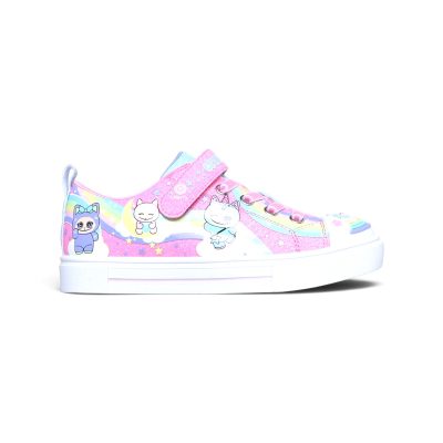 Baskets lumineuses Skechers Little Kids Twinkle Toes Twinkle Sparks - Rainbow Critters Rose/Multicolore 314475L.PKMT