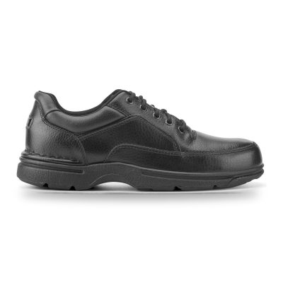 Rockport Men's Eureka Black Leather Walking Shoes K71218