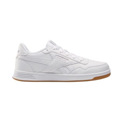 Baskets Reebok Court Advance pour enfants, blanches et gomme, référence 100208262