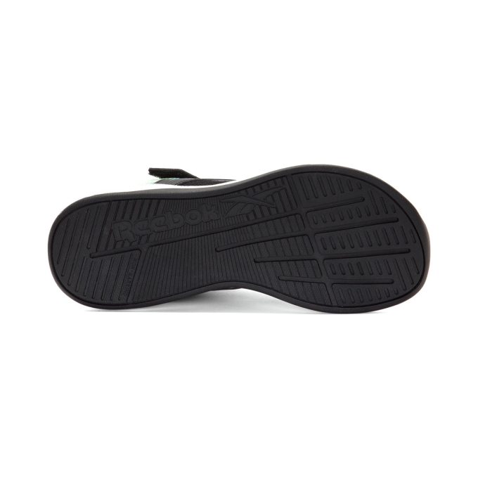 Baskets Reebok Nano Play pour enfants, bride supérieure, noir/vert fluo/cyan futur, référence 100231999